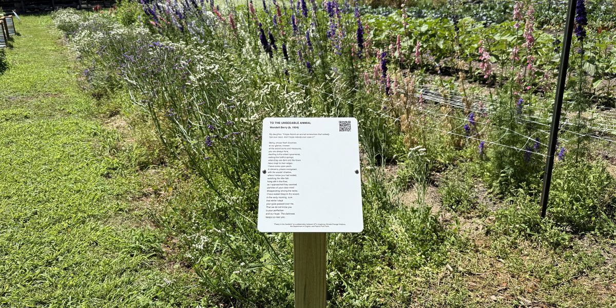 Poetry in the Gardens (April 18)